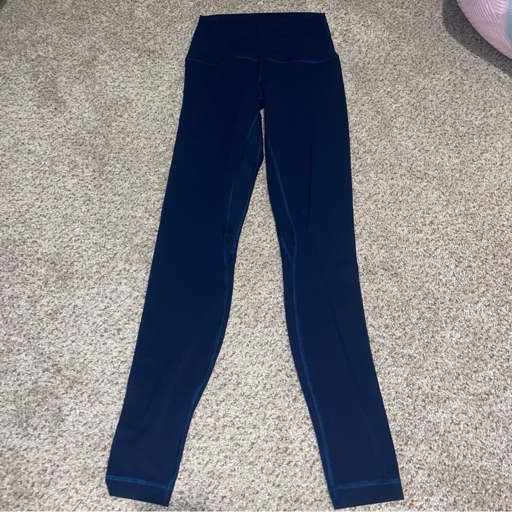 Lululemon Align 27” Navy Blue High-Waisted Leggings